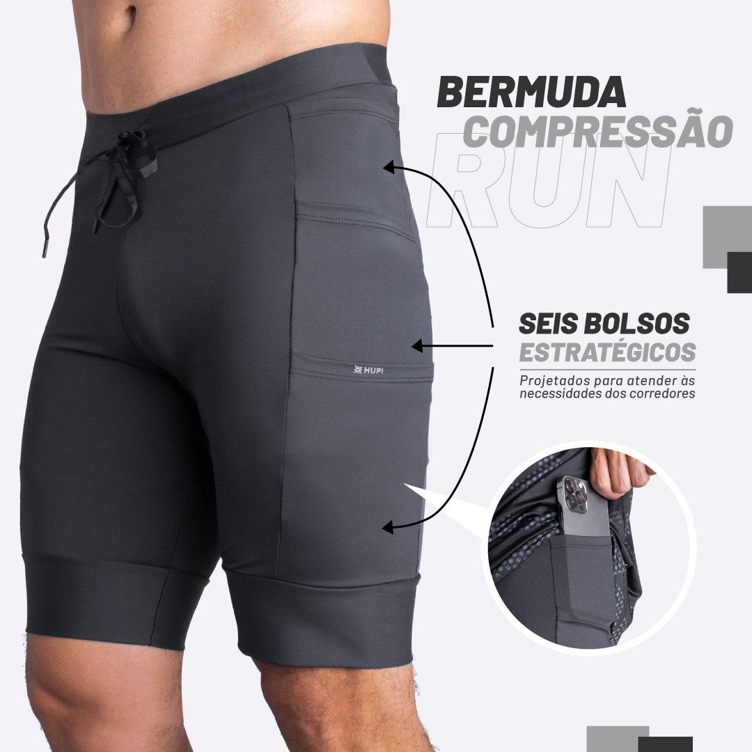 bermuda de compressão