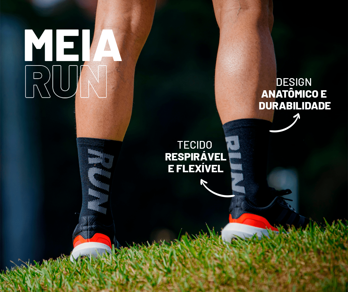 meia para corrida 