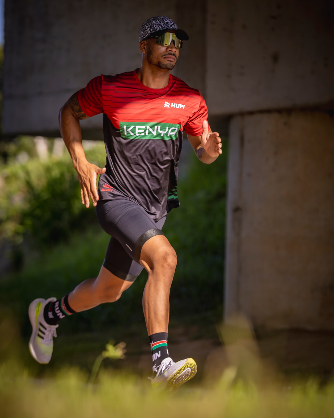 proteção UV corrida