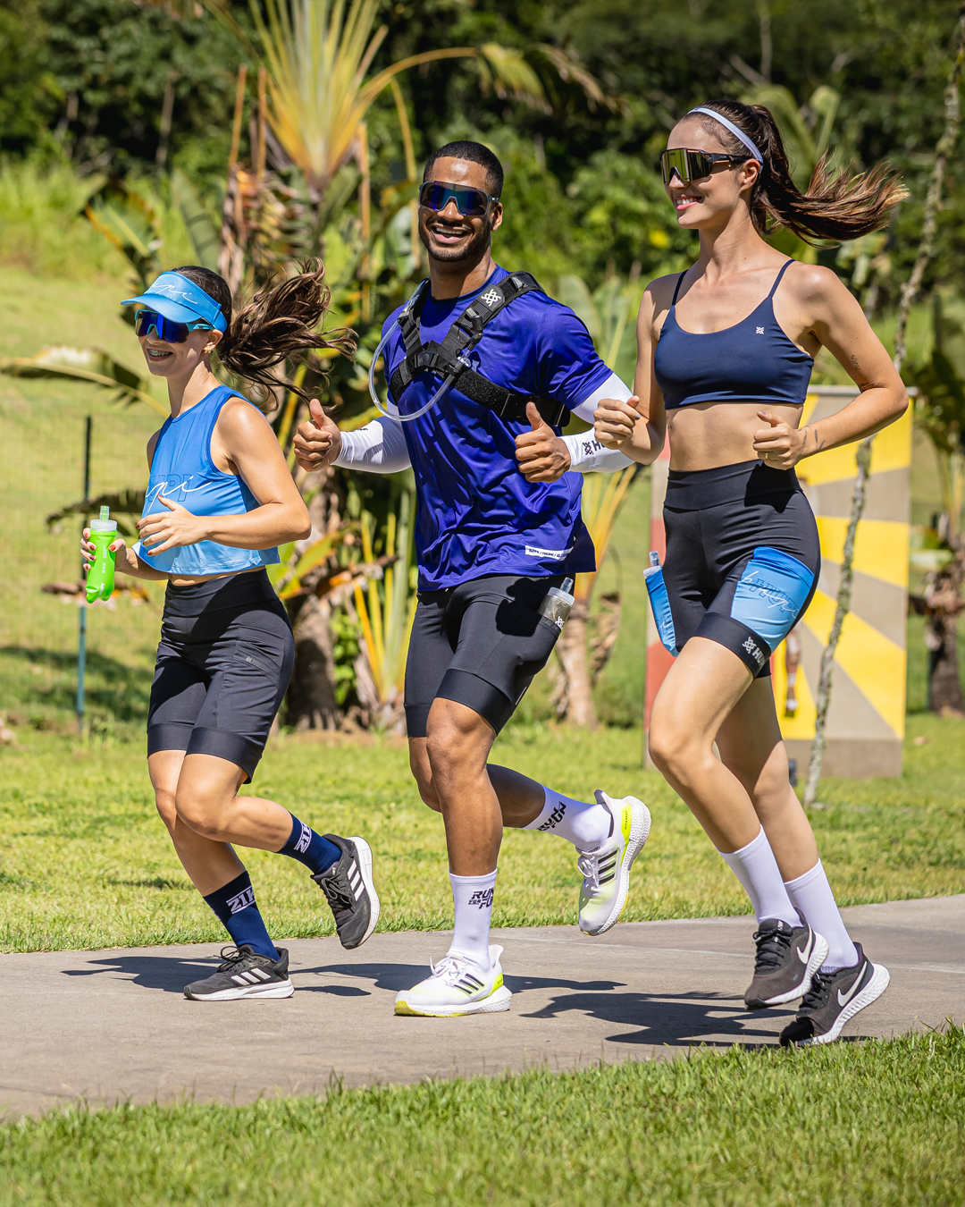 roupa poliamida corrida