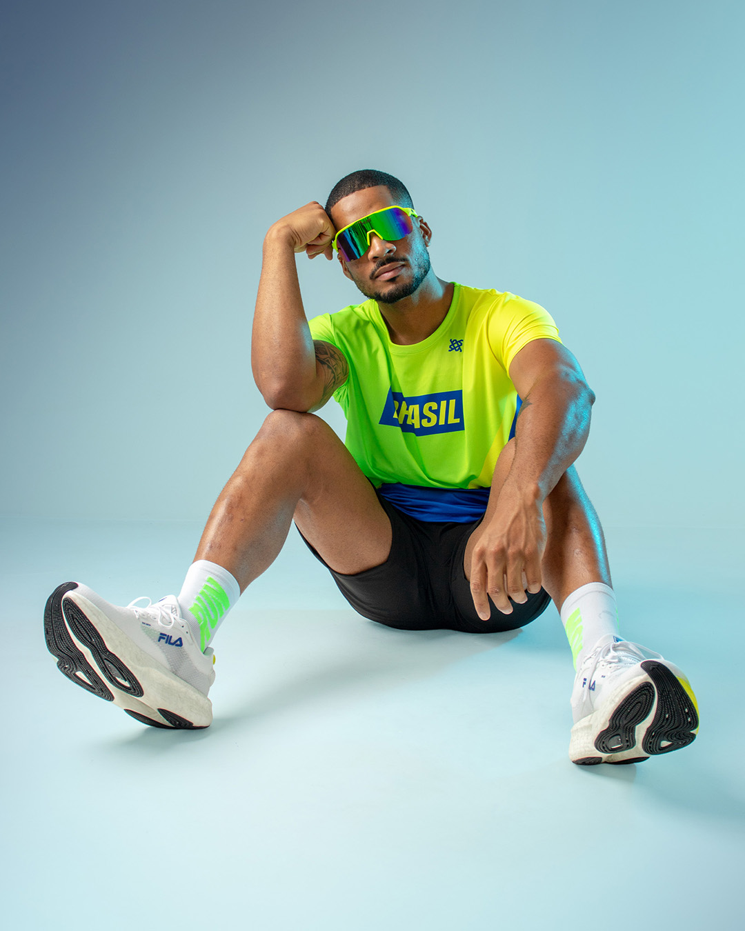 regata ou camiseta corrida