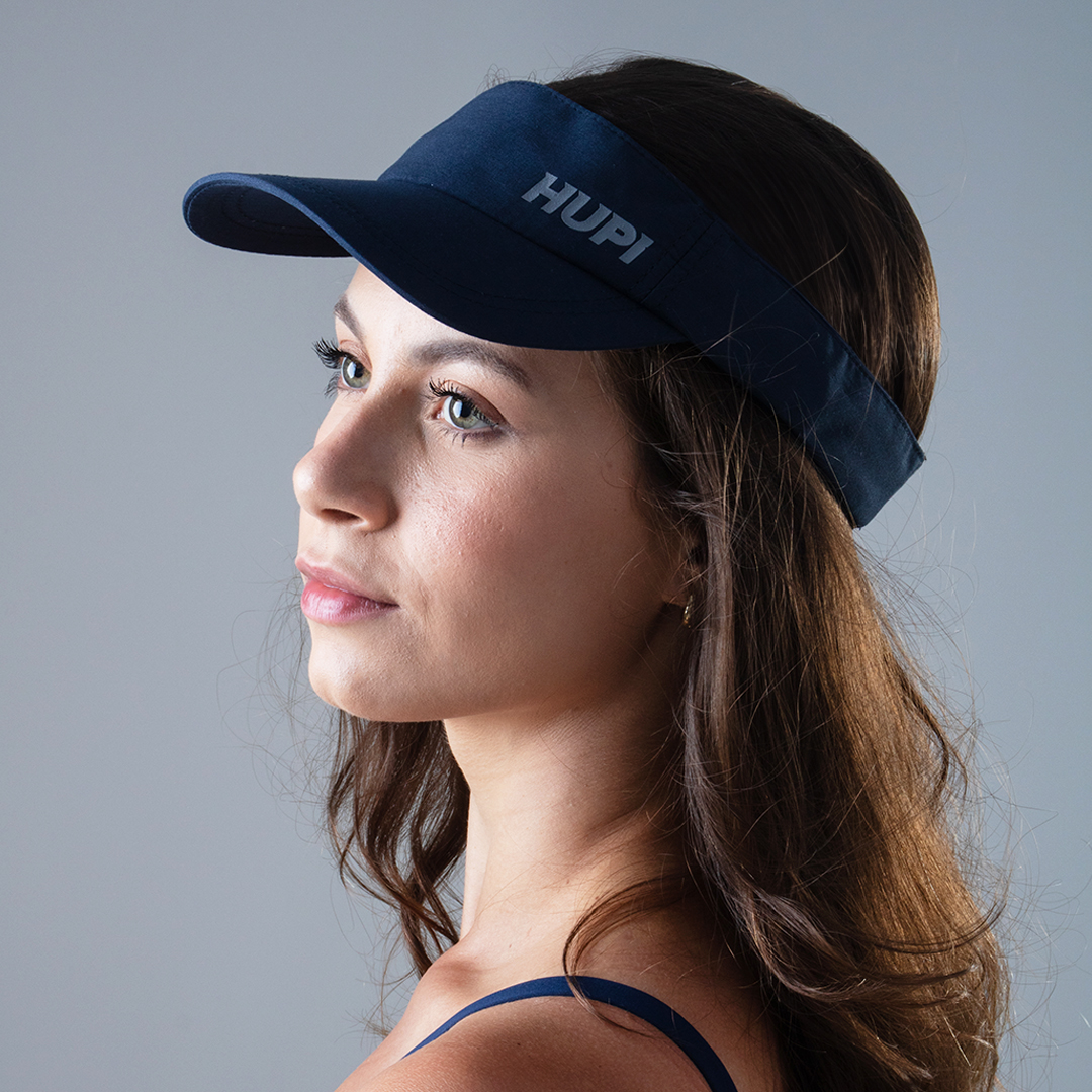 viseira azul marinho