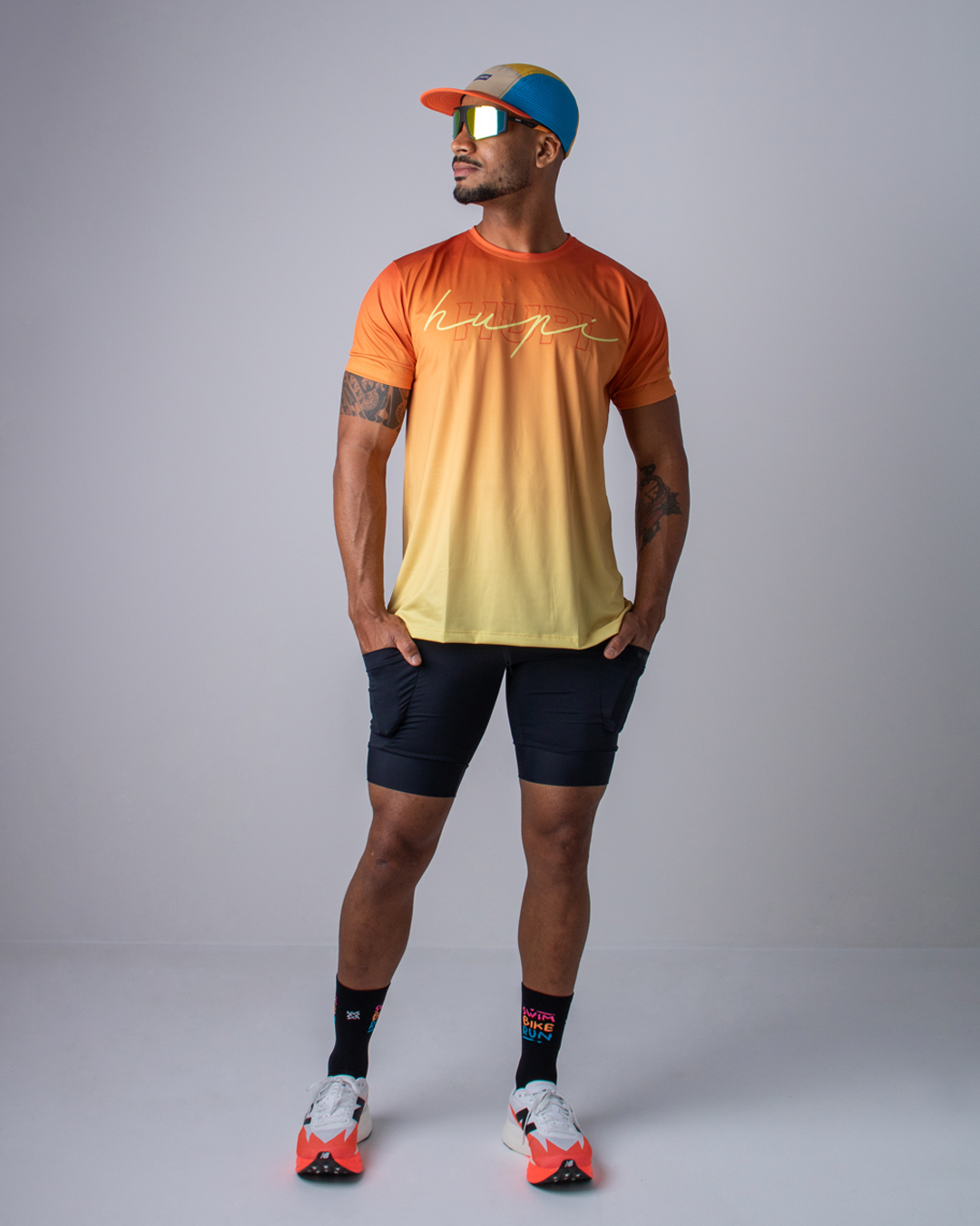 short de compressão masculino