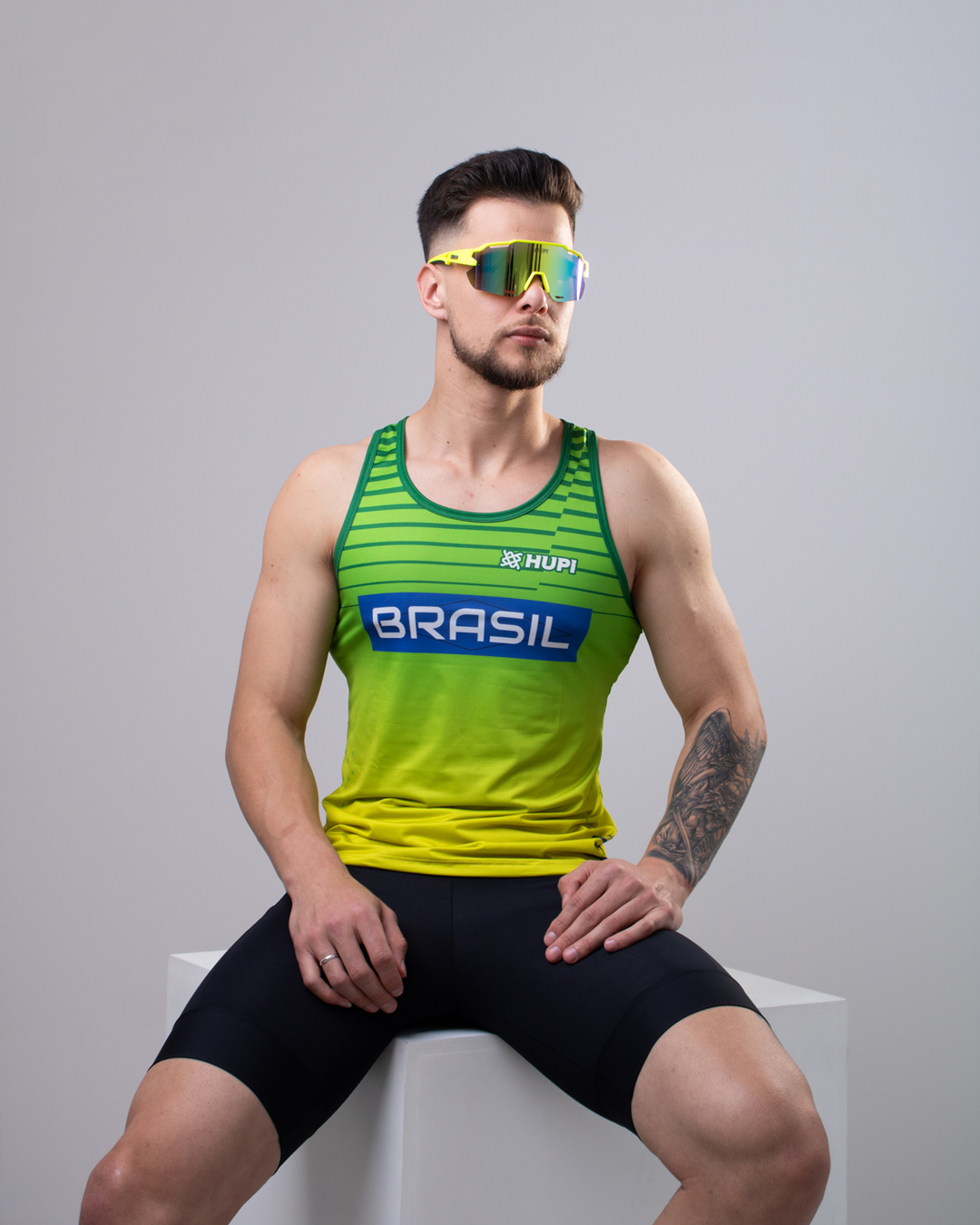 short de compressão masculino