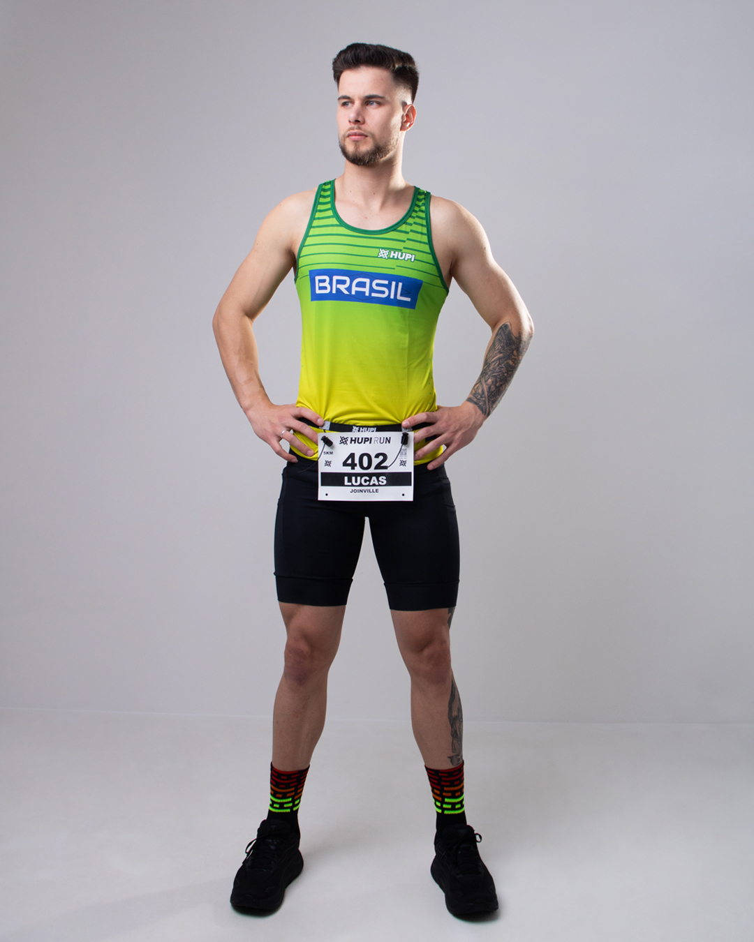 short de compressão masculino