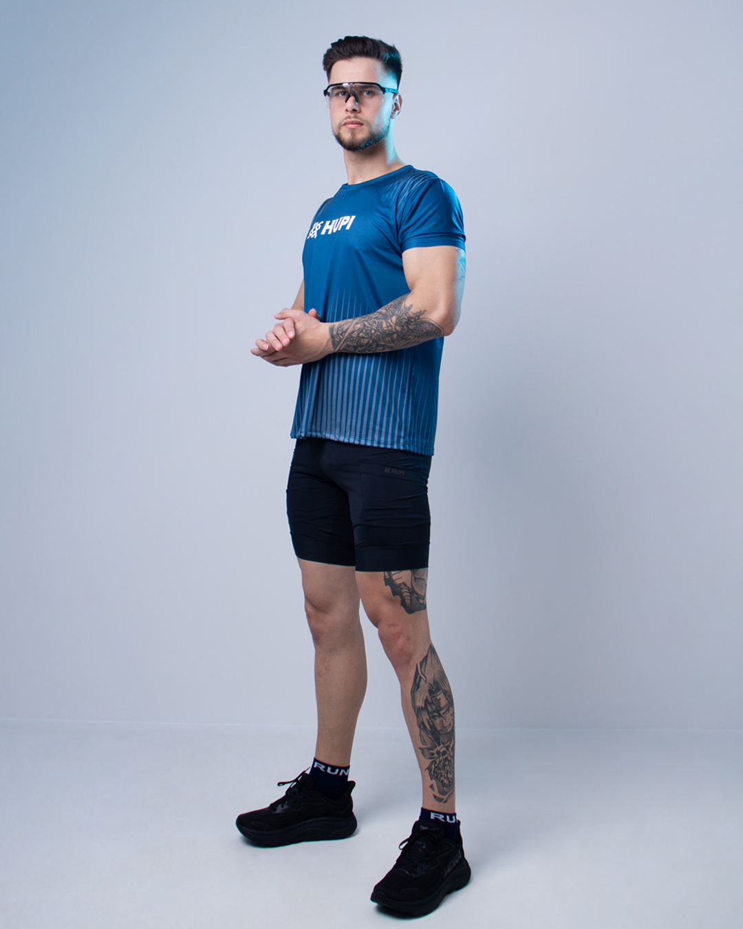 bermuda de compressão masculina