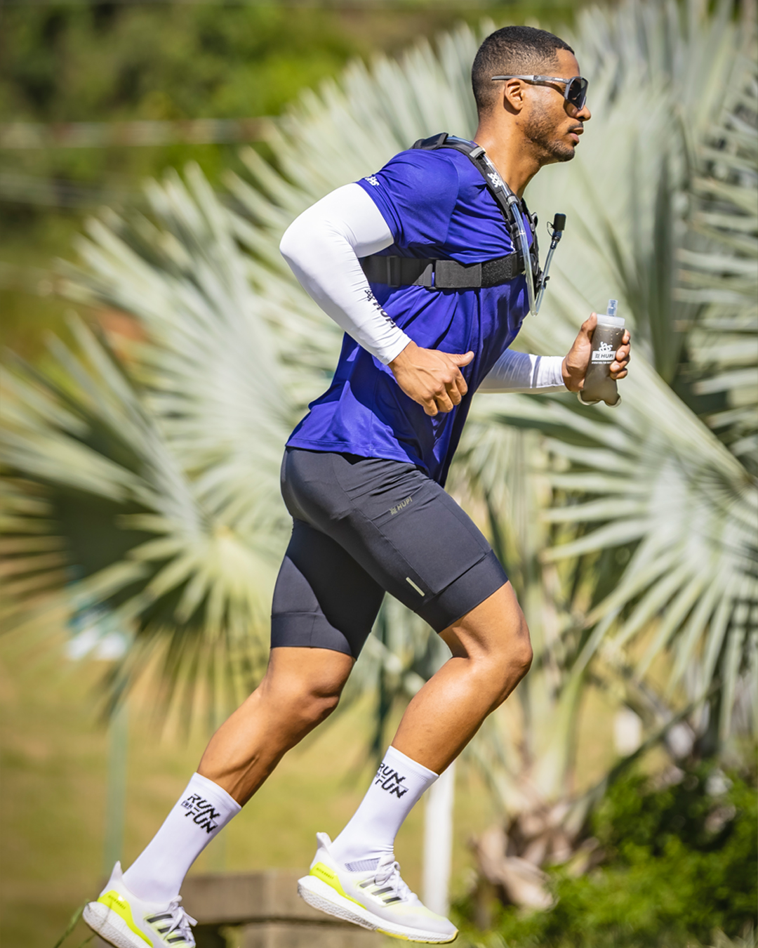 bermuda de compressão masculina