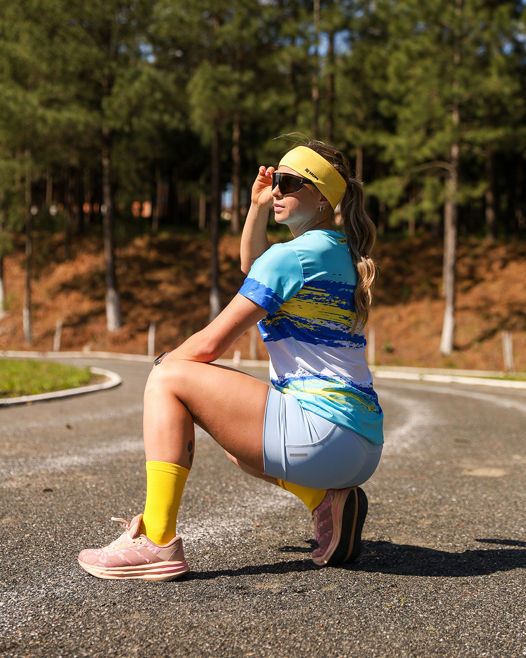 meia de poliamida para corrida