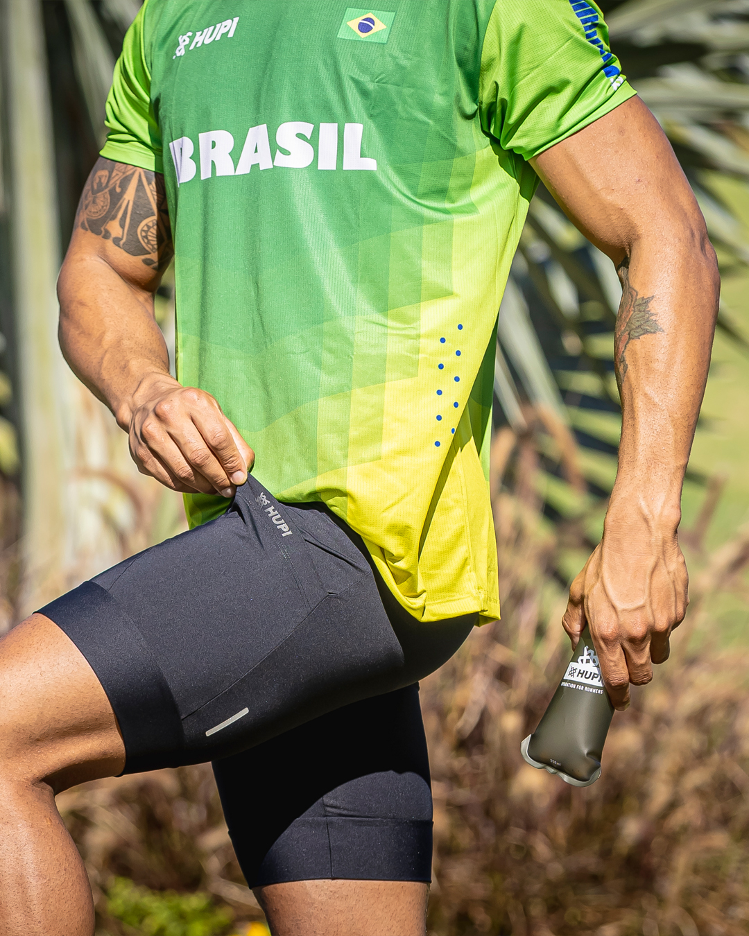 bermuda de compressão corrida