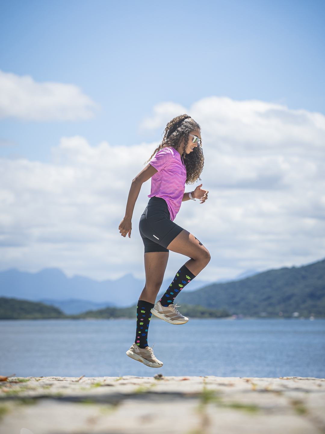 meias femininas de corrida