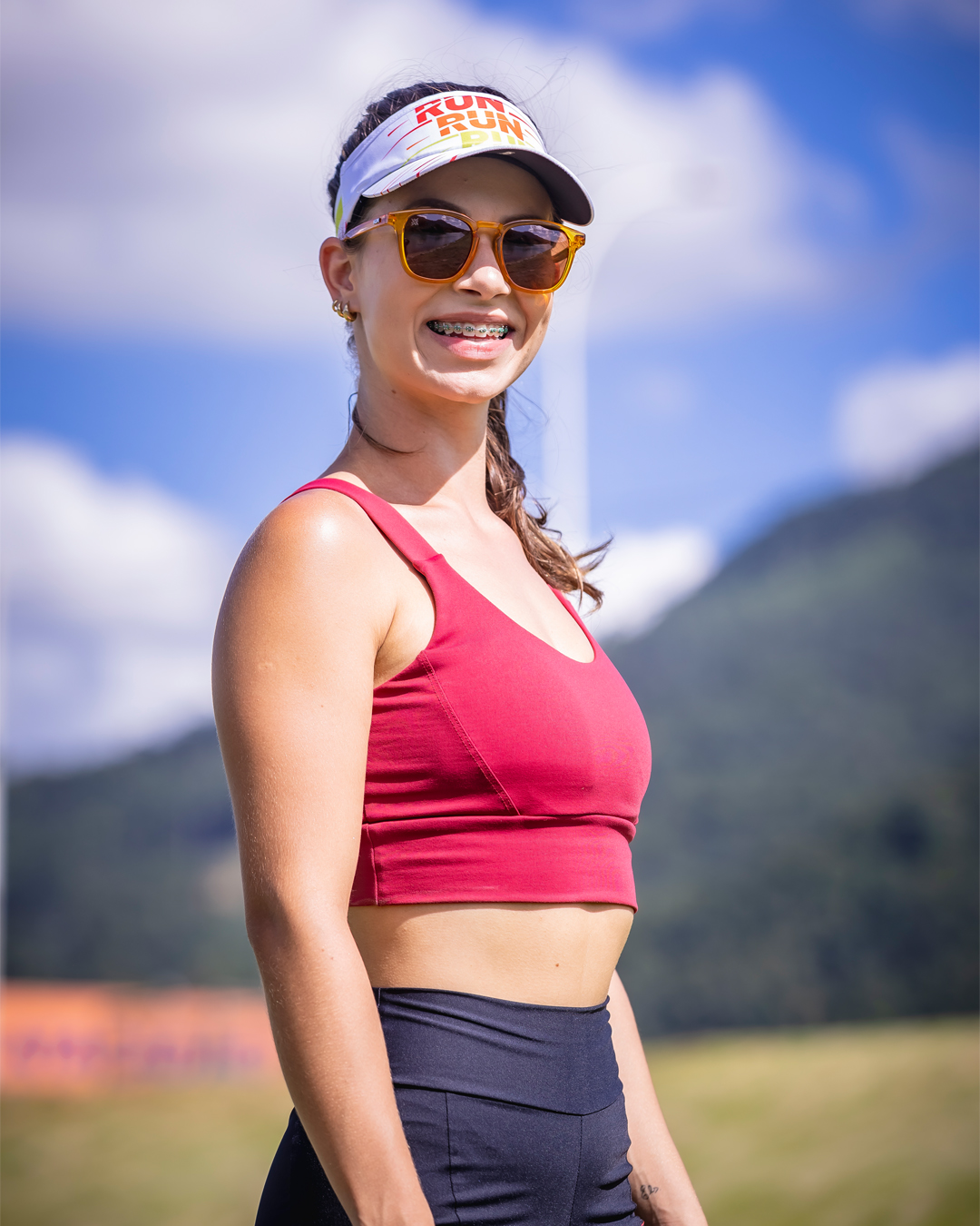 viseira para corrida