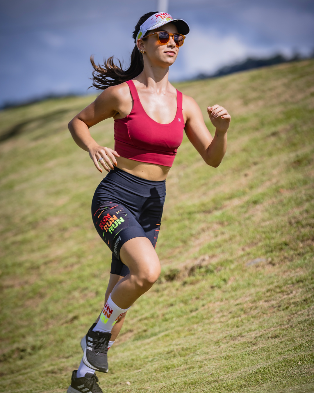 viseira para corrida
