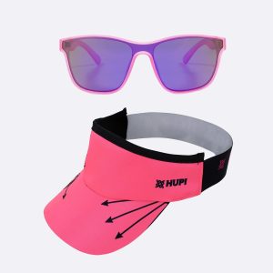 kit corrida óculos e viseira