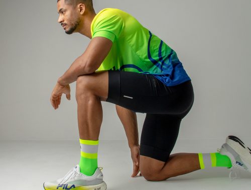 bermuda de compressão masculina