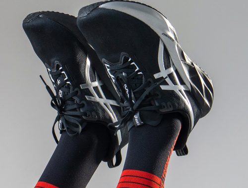 meia poliamida corrida