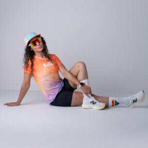 meia de corrida feminina