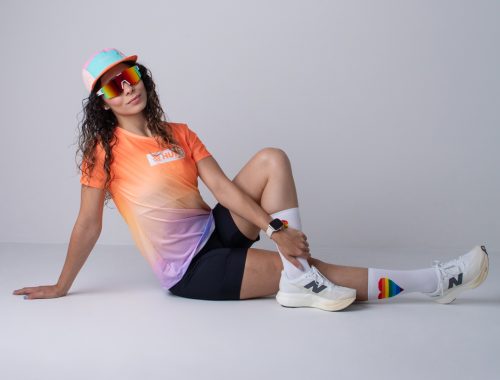 meia de corrida feminina
