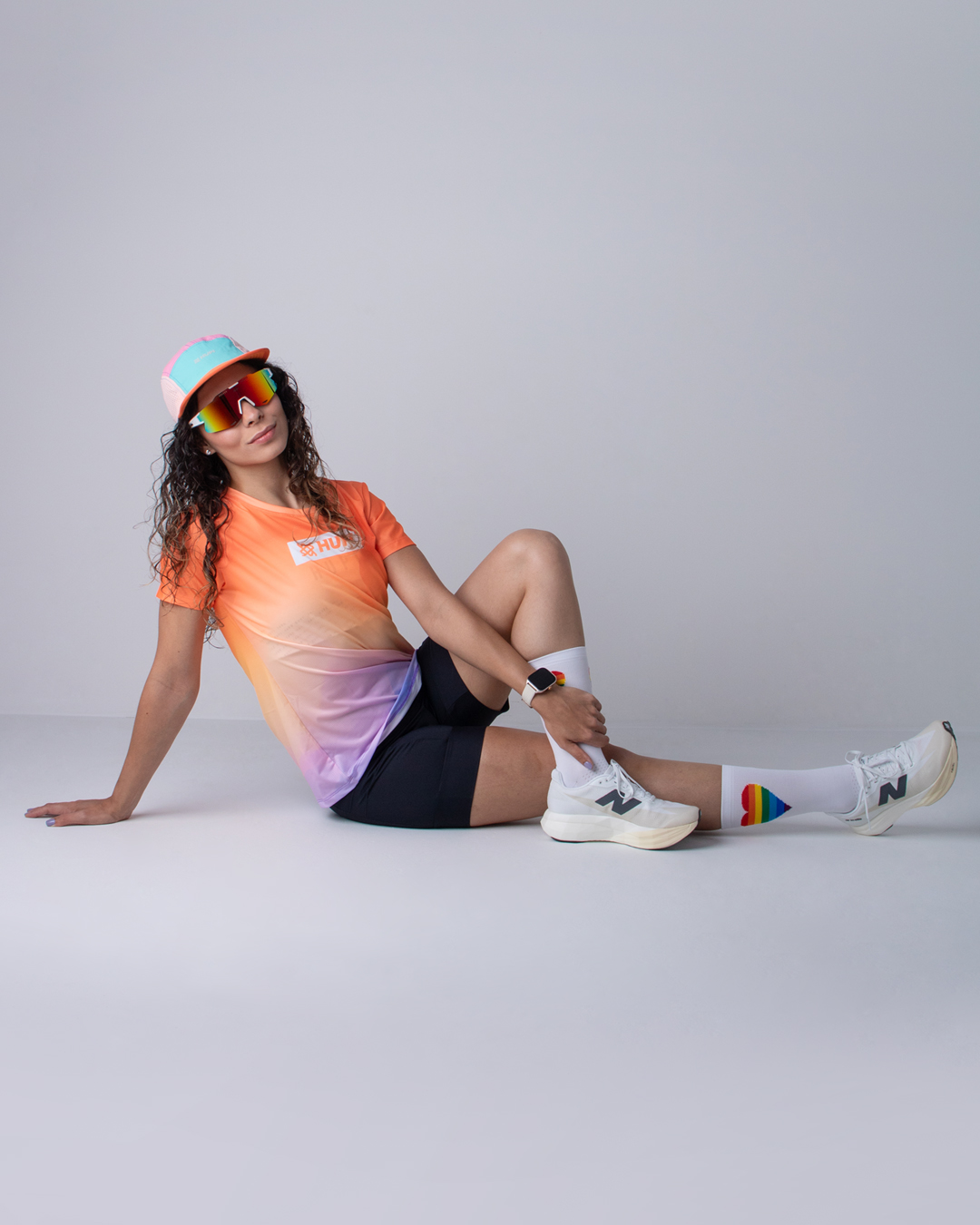 meia de corrida feminina