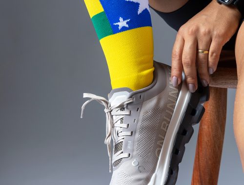 meia para corrida