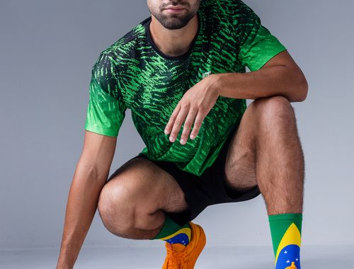 meia de poliamida para corrida